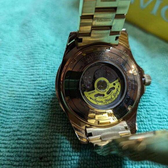 Invicta Pro Diver Automatic Men's Watch - 47mm, Gold (35339) - Picture 6 of 8